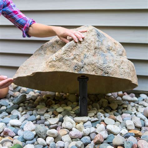 faux rock lowes|artificial rocks for gardens.